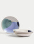 Set of 4 Watercolour Pasta Bowls